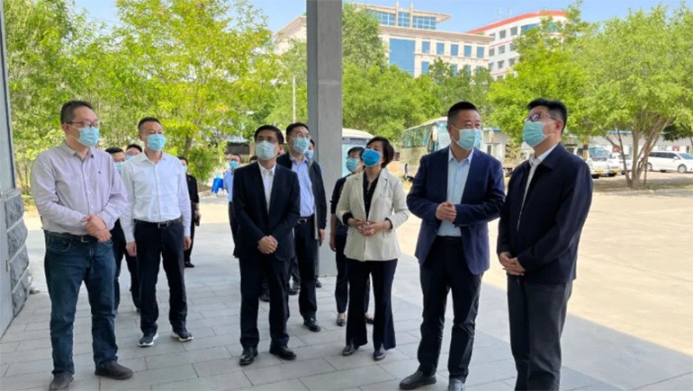 张锦刚副省长一行莅临兰州开云足球（中国）生态健康品有限公司调研